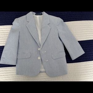 NWOT IZOD SEERSUCKER BABY BLAZER